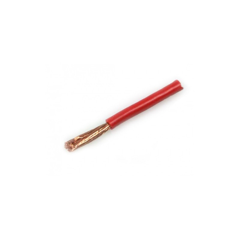 Silikon Kabel 8,35 mm2 (8 AWG) Rot