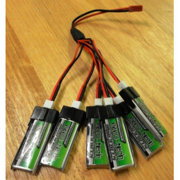 6fach Ladekabels  JST zu E-Flite Blade Ultra Micro