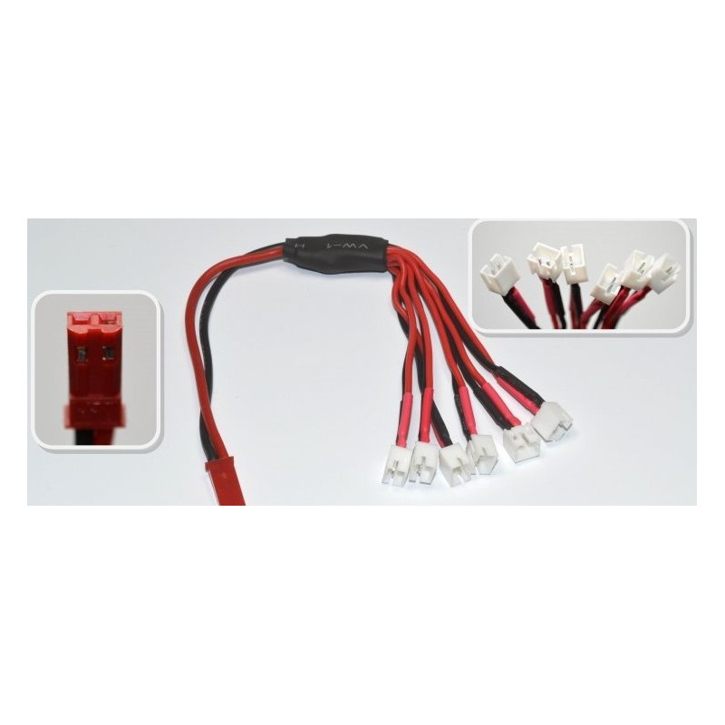 6fach Ladekabels  JST zu E-Flite Blade Ultra Micro