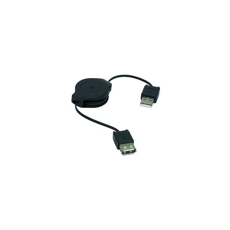 Einziehbares USB Verlängerungskabel 0.8m
