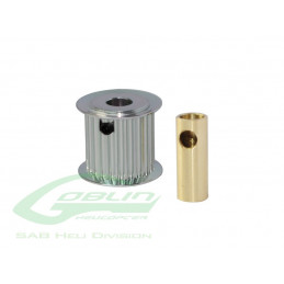 Motor Riemenscheibe 18 Zähne 6/8 mm