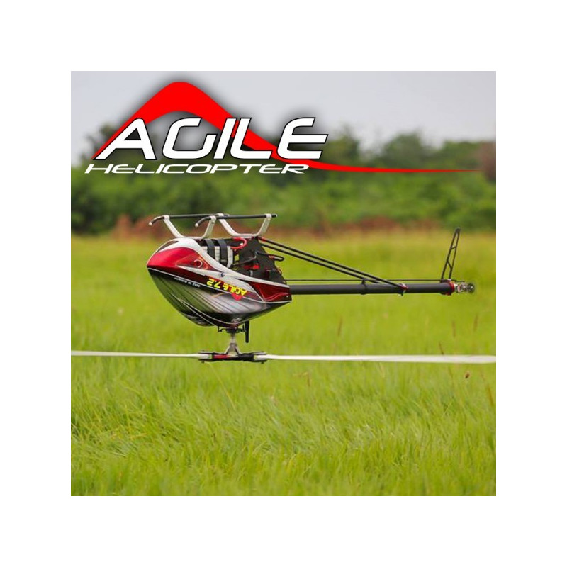 AGILE7.2 Helicopter Kit rot (inkl. Rotorblätter)