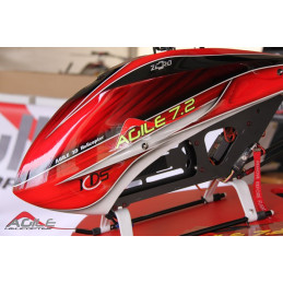 AGILE7.2 Helicopter Kit rot (inkl. Rotorblätter)