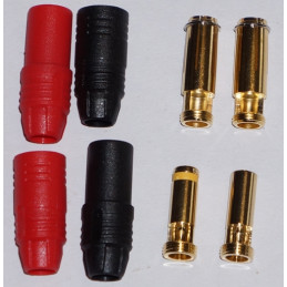 7 mm Anti-Blitz Goldsteckersystem AS150 - 150A - 2er Set