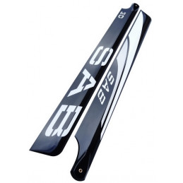 SAB Blackline 500 3D CFK Hauptrotorblätter - Silber