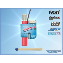 UniSens-E mit 6 mm LMT Goldstecker