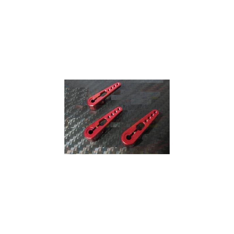 ServoKing Clamp Stil Metall Servo Horn Set Red (z.B MKS X8)