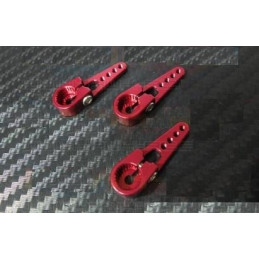 ServoKing Clamp Stil Metall Servo Horn Set Red (z.B MKS X8)