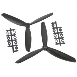 5045 5x4.5 3-Blatt Propeller CW CCW Satz Black