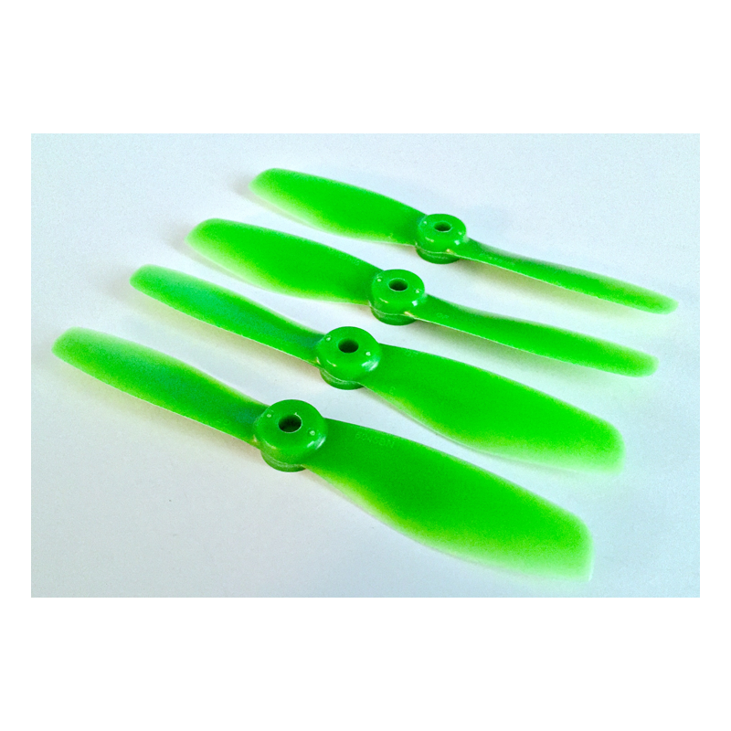 4 Stück Gemfan 5045 Bullnose Propeller 2x CW 2x CCW grün