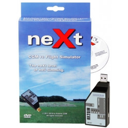 neXt CGM RC Heli Flugsimulator (DVD) inkl. RX2SIM