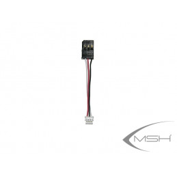 MSH Brain Kabel Futaba Stecker zu JST Micro 50 mm