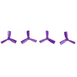 2 Pairs DALPROP T3045 3 Blade Propeller CW CCW Purple