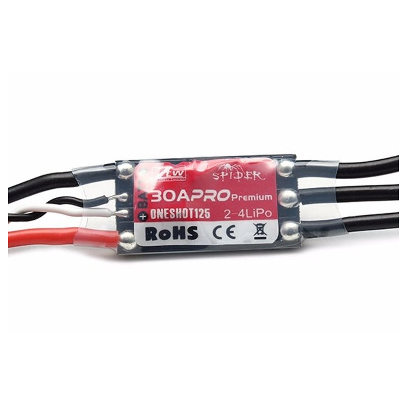 ZTW Spider PRO Premium 30A OPTO 2-4S ESC Electronic Speed Control For RC Multirotor