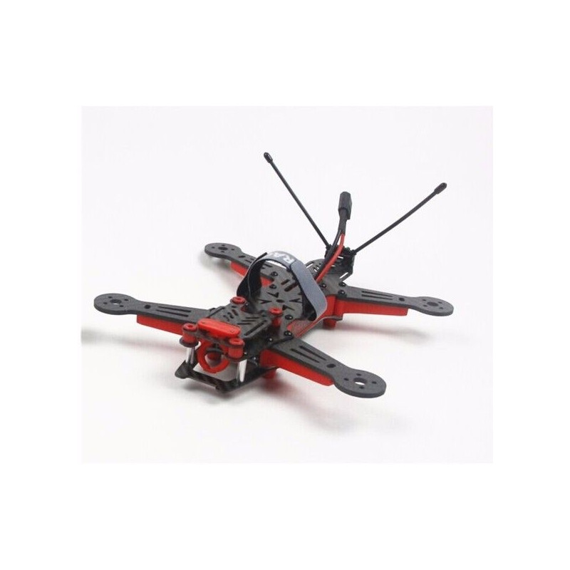 KingKong RACE 230 230mm Carbon Frame with PDB 4 Pair 5045 3-blade Propeller for FPV Racing Red
