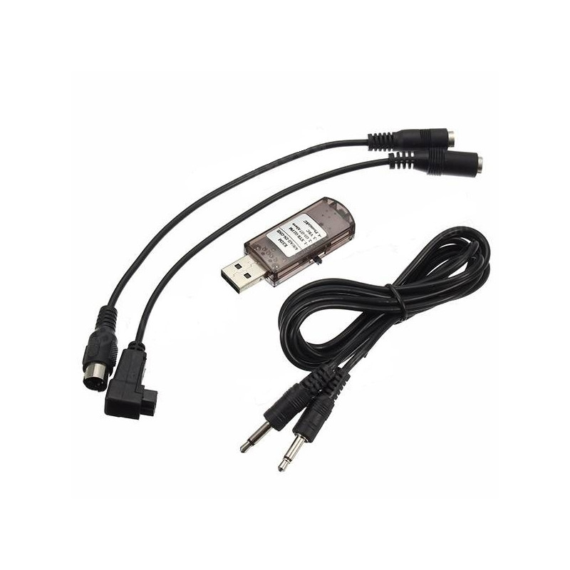 22 in 1 RC Flight Simulator Cable for G7 Phoenix 5.0 Aerofly XTR VRC FPV Racing