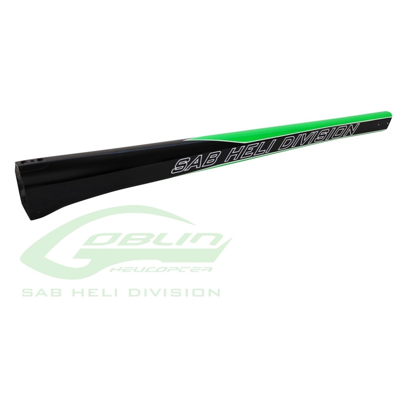 SAB Carbon Heckrohr - Gruen - Goblin BLACK THUNDER / BLACK NITRO 700 SAB Carbon Heckrohr - Gruen - Goblin BLACK THUNDER / BLACK NITRO 700