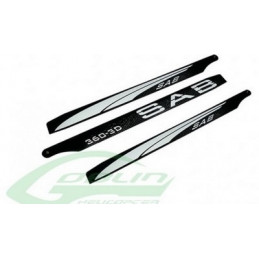 SAB Blackline 3D 3-BLATT CFK Hauptrotorblätter 360mm