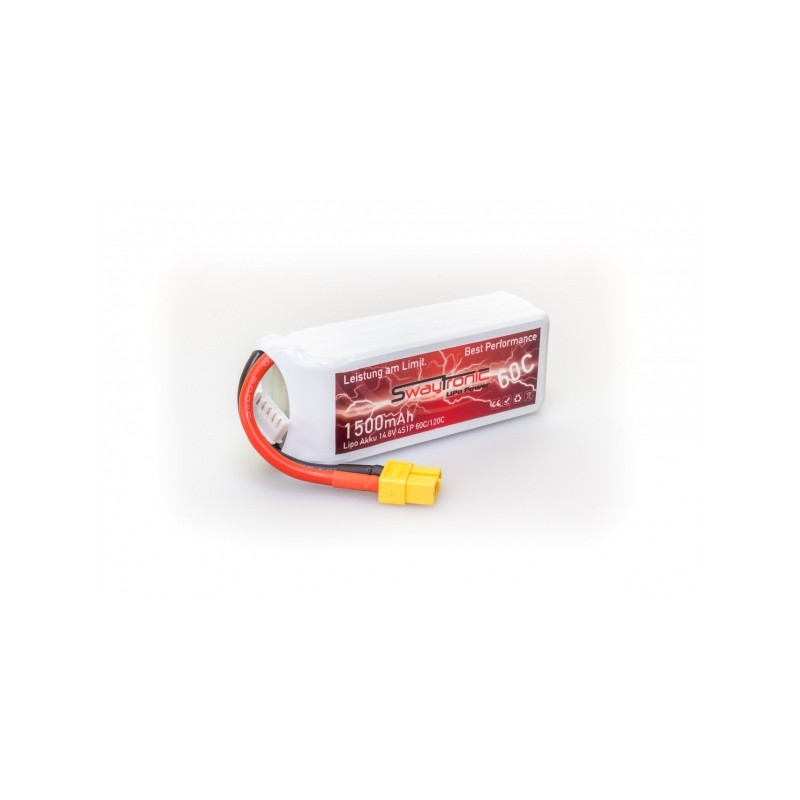 FPV LiPo 4S 14.8V 1500mAh 60C/120C XT60