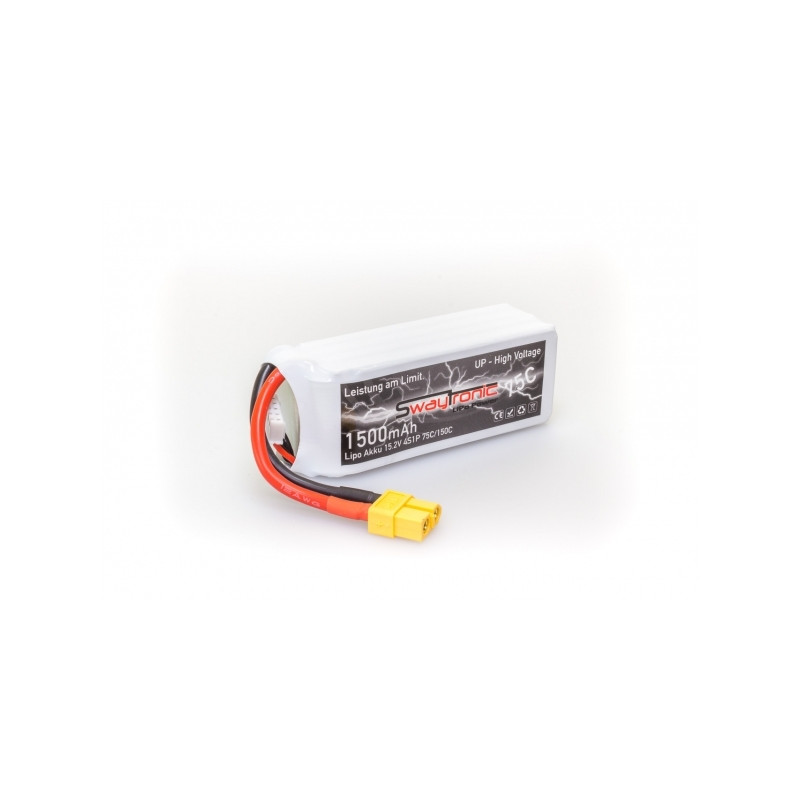 FPV LiPo 4S HV 15.2V 1500mAh 75C/150C XT60