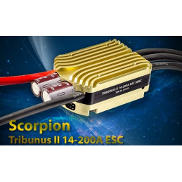 Scorpion TRIBUNUS II 14-200A (SBEC) Brushless Regler 4-14S Lipo