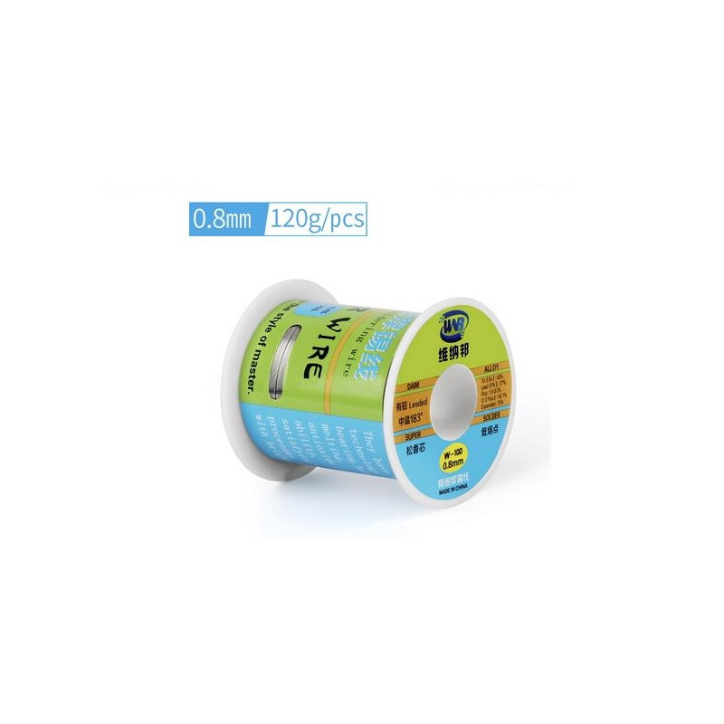 Löt Zinn WNB Professional 0.8mm 120g 63%/37% 