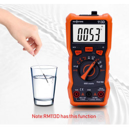 RICHMETERS RM113D Digital Multimeter mit Hintergrundbeleuchtung