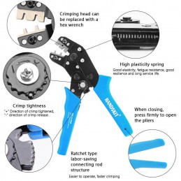 Crimp Zange für Servostecker 